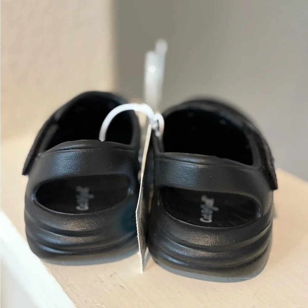 Toddler Atlas Back Strap Clog Sandals Black - Cat & Jack - SIZE 8 NEW